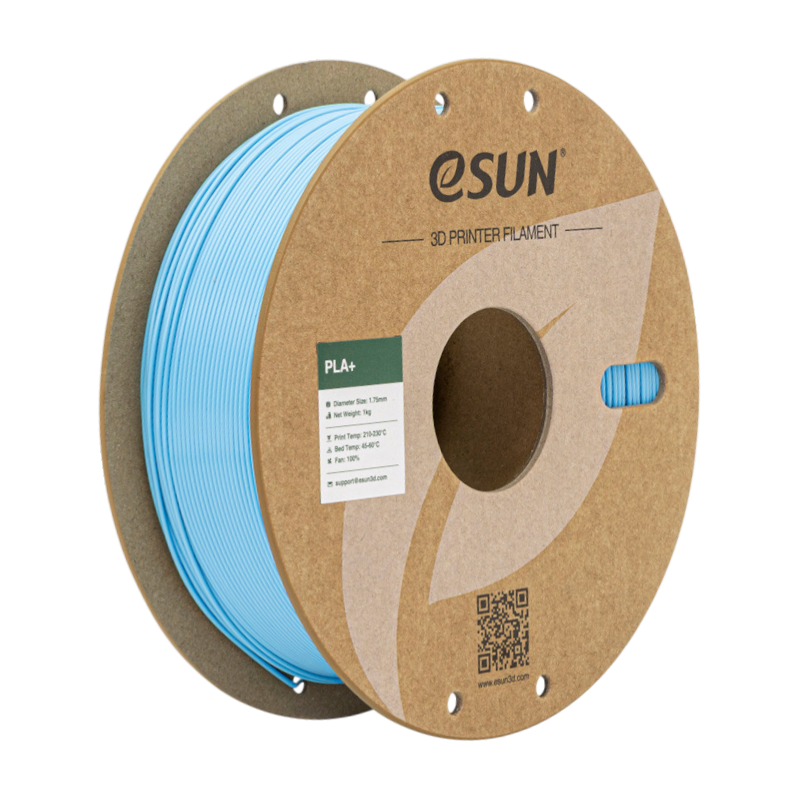 Філамент (пластик) для 3D принтера eSUN PLA+ 1кг, 1.75мм, блакитний (PLA+P175SU1)